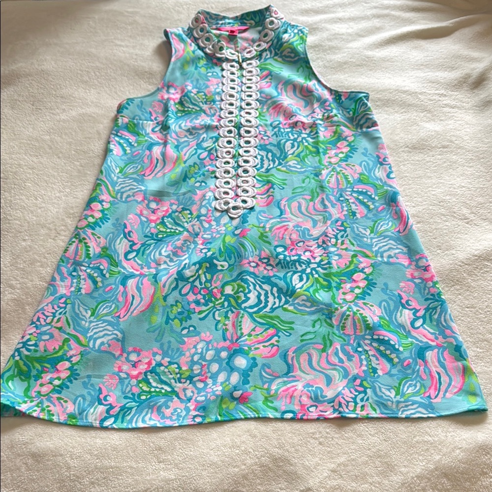 Lilly Pulitzer Jane Shift - Aqua La Vista